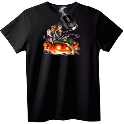 NOONEBRAND Тениска One Piece Зоро с тиква - L, Black