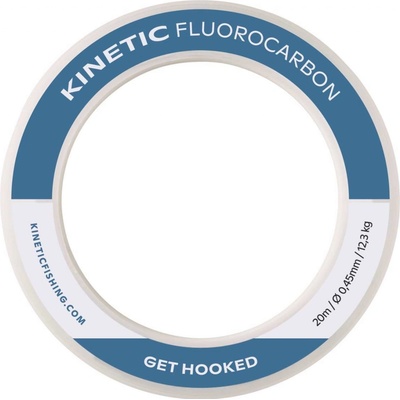 Kinetic fluorocarbonový transparentní 20 m 0,45 mm 12,3 kg