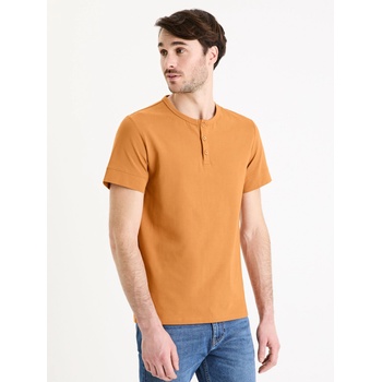Celio Кафява мъжка основна тениска Celio Geley Celio | Kafyav | МЪЖЕ | S