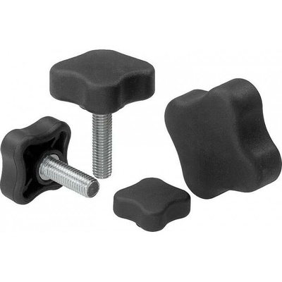 Čtyřcípé ovládací prvky ploché K0278.5010X40