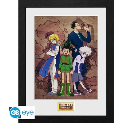 Hunter x Hunter Zarámovaný plakát - Key Art Map