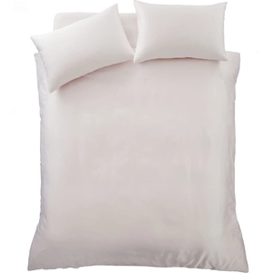 Catherine Lansfield Розово двойно удължено сатенено спално бельо 230x220 cm Silky Soft - Catherine Lansfield (BD/55075/W/KQS/BLH)