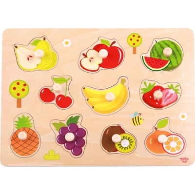 Tooky Toys vkladacie puzzle Ovocie