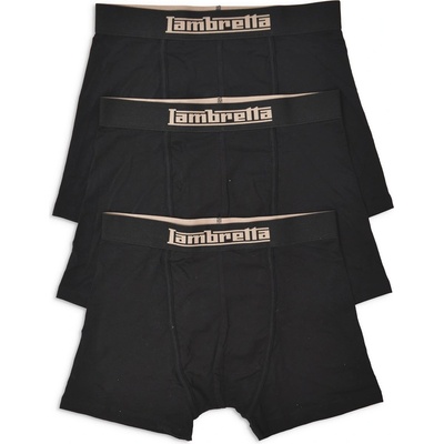 Lambretta Боксерки Lambretta 3 pack Boxer - Black