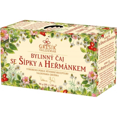 Grešík Šípek s heřmánkem 20 x 1,5 g