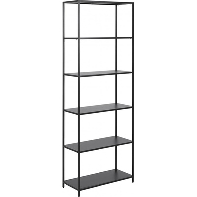 Design Scandinavia Knihovna Newcastle 185 cm černá