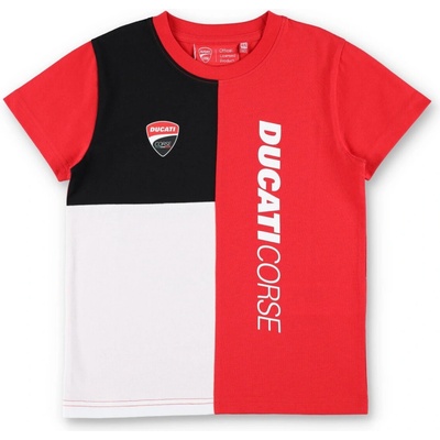 Triko Ducati Corse bílá červená