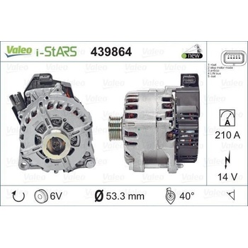 Alternátor VALEO 439864