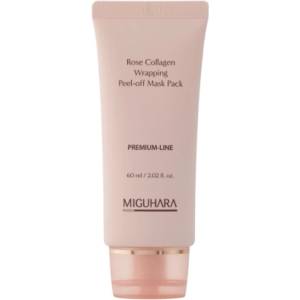 MIGUHARA Rose Collagen Wrapping Peel-off Mask Pack - Стягаща колагенова peel-off маска 60мл