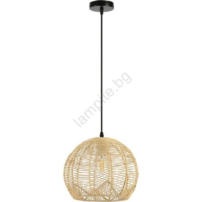 Immax 08258L - Пендел PELO 1xE27/40W/230V Ø 30 см ратан (IM1350)