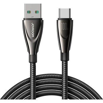 JOYROOM Кабел Joyroom Pioneer SA31-AC6, 100W, USB към USB-C, 100W, 1.2m, черен (SA31-AC6 1.2m-Black)