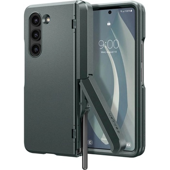 Spigen Калъф с Pen Поставка и Предпазител за SAMSUNG Z Fold 5, SPIGEN Tough Armor Pro Case, Зелен (ACS06215)