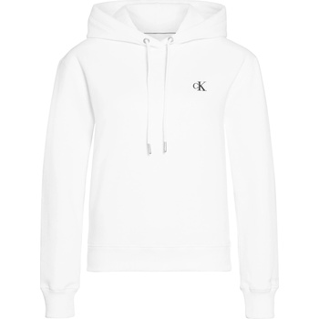 Calvin Klein Суичър Calvin Klein Jeans Calvin Klein Embroidery Hoodie - Bright White