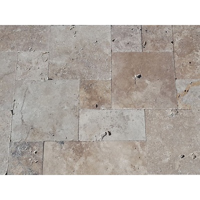 Ramois travertin Травертин камък за под, стена и фасада, античен 15x20 см