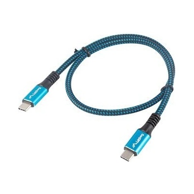 Lanberg CA-CMCM-45CU-0005-BK USB-C M/M 4.0, 0,5m, modro-černý