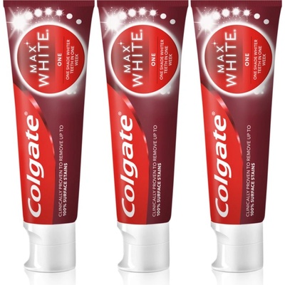 Colgate Max White One избелваща паста за зъби 3x75ml