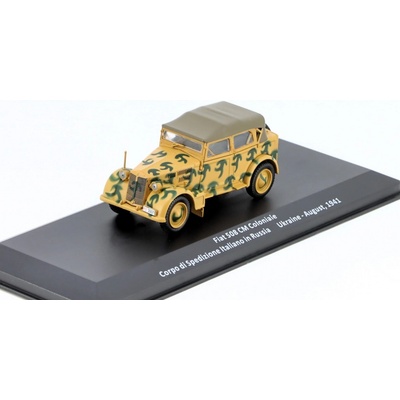 DeAgostini Fiat 508 CM Coloniale Corpo di Spedizione Italiano in Russia Ukraine August 1941Vojenské automobily časopis s modelem 23 1:43