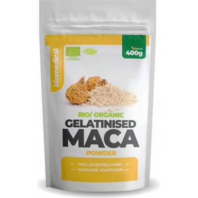 BioMedical Organic Gelatinised Maca 100g