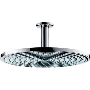 Hansgrohe Raindance - Душ пита 300, 1 струя, тръба за захранване от таван 10 cm, хром 27494000 (27494000)