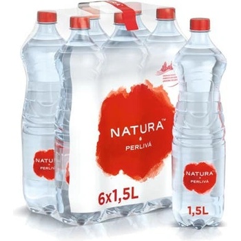 Natura Perlivá pramenitá voda 6 x 1500 ml