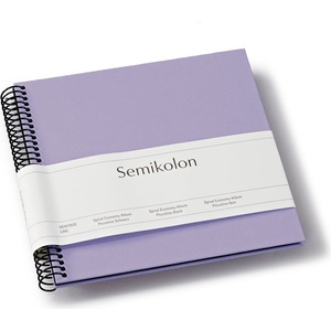 Semikolon Uni Economy малък албум за снимки, лилав, с черни страници (370005)