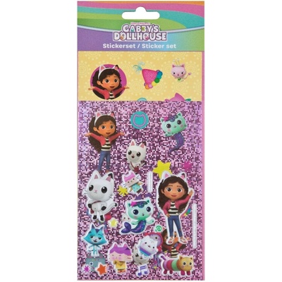 Karton PP malý set nálepek Gabbys Dollhouse