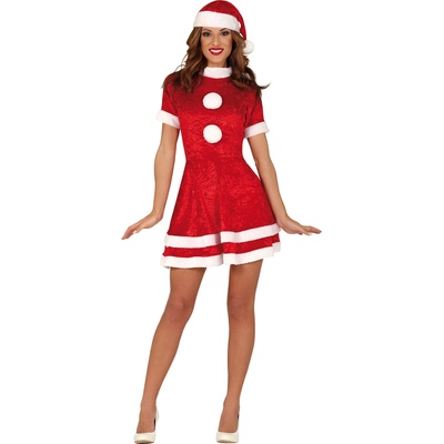 Fiestas Guirca Дамски костюм - Секси госпожица Коледа Размер - Възрастни: L