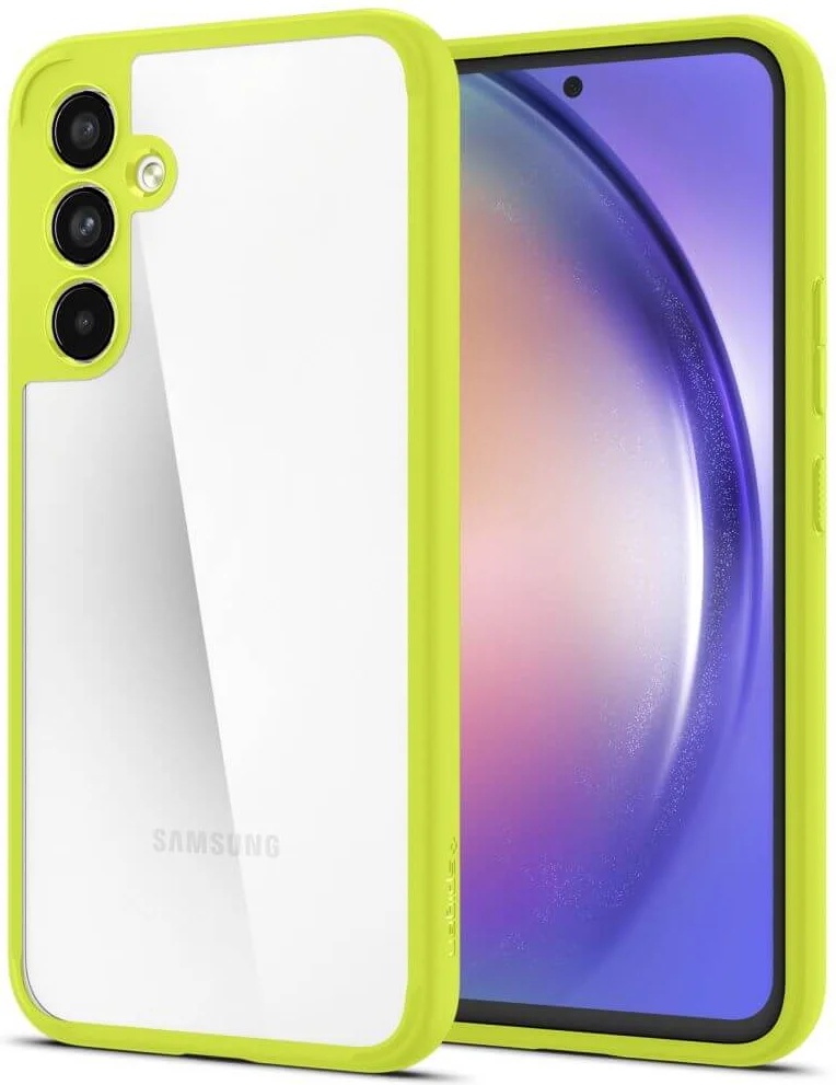 Spigen Противоударен Калъф за Samsung A54, Spigen Ultra Hybrid Case, Зелен (ACS06099)