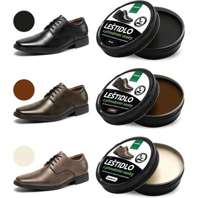 Svorto Leštidlo s přírodními vosky 75 ml černé