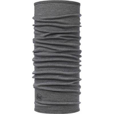 Buff Midweight Merino Wool light grey melange