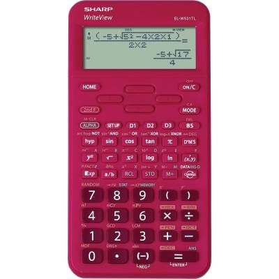 calculator scientific 420 functions 4-line disp red elw531tlbrd