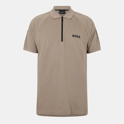 Boss Блуза с яка Boss Men's Philix Pixel Short Sleeve Polo Shirt - Lght/Pstl Green