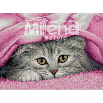 Milena Style Под завивката - гоблен със схема конци Ariadna 1: 1