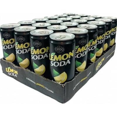 Crodo Lemon Soda talianska limonáda 24 x 330 ml
