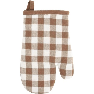 Tiseco Home Studio Памучена кухненска ръкавица Gingham - Tiseco Home Studio (9683COGNAC)
