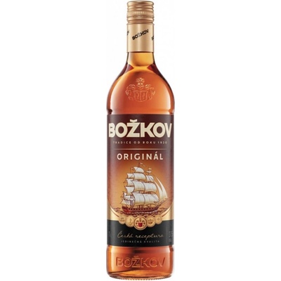 Božkov Originál Rum 37,5% 0,5 l (čistá fľaša)