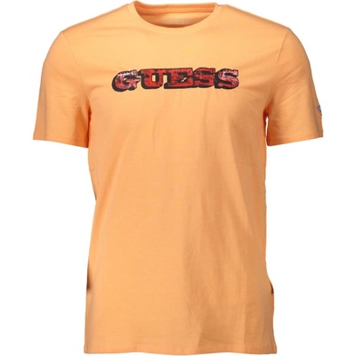Guess jeans Мъжка тениска с къс ръкав guess jeans. , Оранжев (m1ri82j1311_arancio_g3e0)