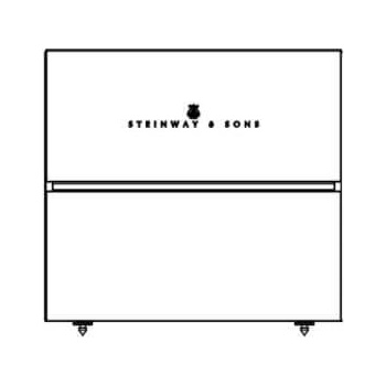 Steinway & Sons Model M BW