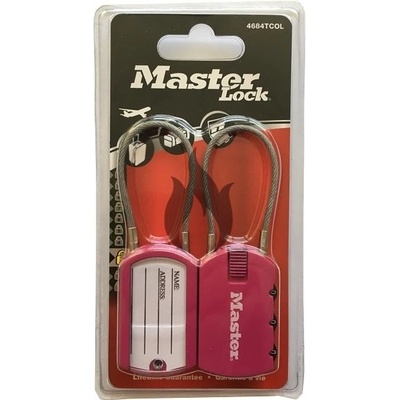 Master Lock 4684EURTCOL růžový 2 ks