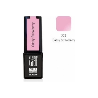 GlamLac Gel lak růžový 274 Sassy Strawberry 6 ml