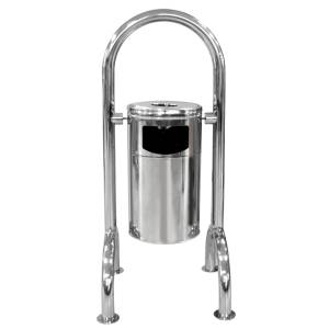Horecano HORECANO-Стационарен кош 50x48xh115cm ХРОМ 2части(4518.5099S. 000.00) (016264)