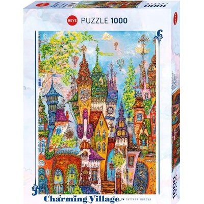 HEYE Charming Village: Červené oblouky 1000 dílků