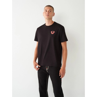 True Religion Тениска True Religion True Heritage Tee Sn99 - Jet Black