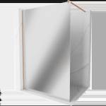 Mexen Kioto душ кабина за душ тип Walk-in 100 x 200 cm, огледало 8 mm, сертифицирана мед - 800-100-101-65-50 (800-100-101-65-50)
