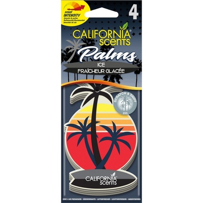 California Scents Palms Ice 4 ks