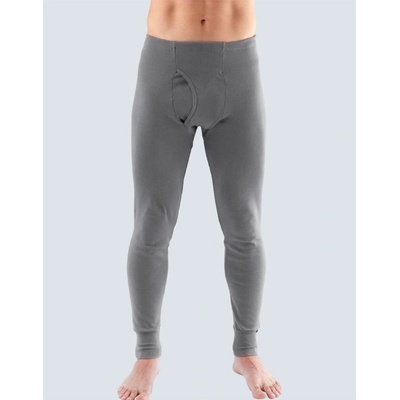 Gina pánské spodky pánské legíny dlouhé šité klasické jednobarevné 76000P kouřová L