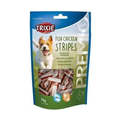 TRIXIE Pochoutka Premio FISH CHICKEN STRIPES pro psy TR 75 g