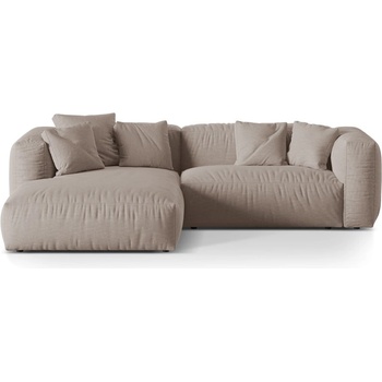 Micadoni Бежов модулен ъглов диван (ляв ъгъл) Martina - Micadoni Home (MIC_LC_S_169_F1_MARTINA7)