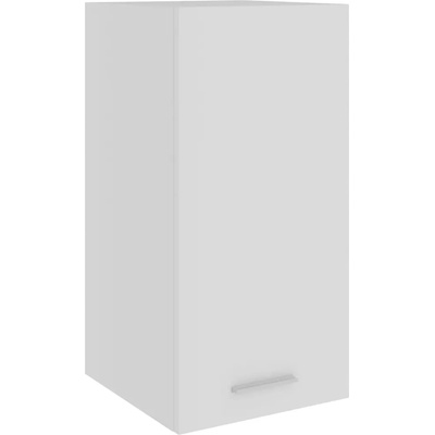 vidaXL Висящ шкаф, бял, 29, 5x31x60 см, ПДЧ (801244)