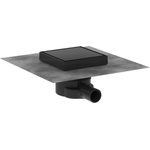 Hansgrohe RainDrain Point - Подов сифон, 15x15 cm, черен мат 56249670 (56249670)